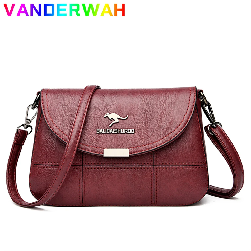 New Shoulder Crossbody Bags for Women 2022 Brand PU Leather Ladies Design Handbags Trend Style Messenger Sac A Main Luxury Bolsa | Багаж и