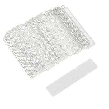 

100pcs Nail Tool Display Board Transparent Display Plate Sticky Piece Work Display Stand Nail Training Rack Nail Display Rack fo