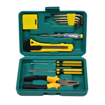 

12PCS/Set Car Emergency Repair Tool Box Household Manual Hardware Tools Set Automobile Hardware Accessory Tools Kit