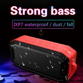 

Y3-TWS Portable Outdoor Bluetooth Speaker IPX7 Waterproof Stereo Subwoofer Speakers Support TF Card Aux With BT5.0 Chipset