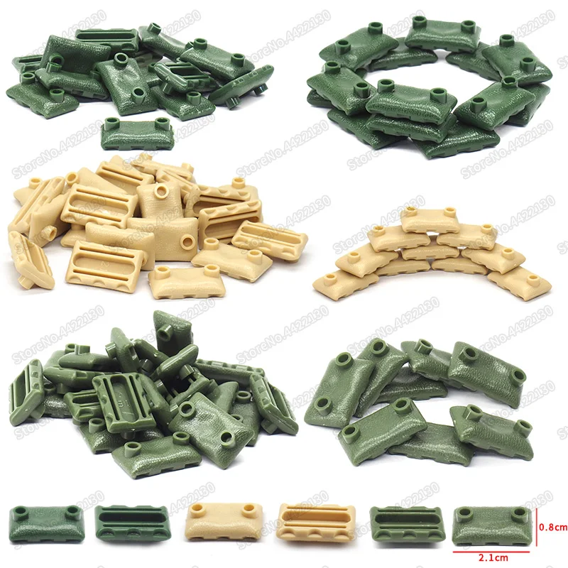 Военный конструктор с песком оборудование для защиты Moc WW2 фигурки солдат боя