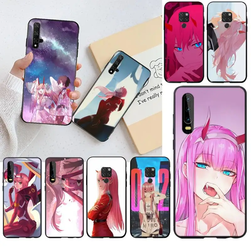 

NBDRUICAI Anime Darling in the FranXX Customer Phone Case for Huawei P30 P20 lite Mate 20 Pro lite P Smart 2019 prime