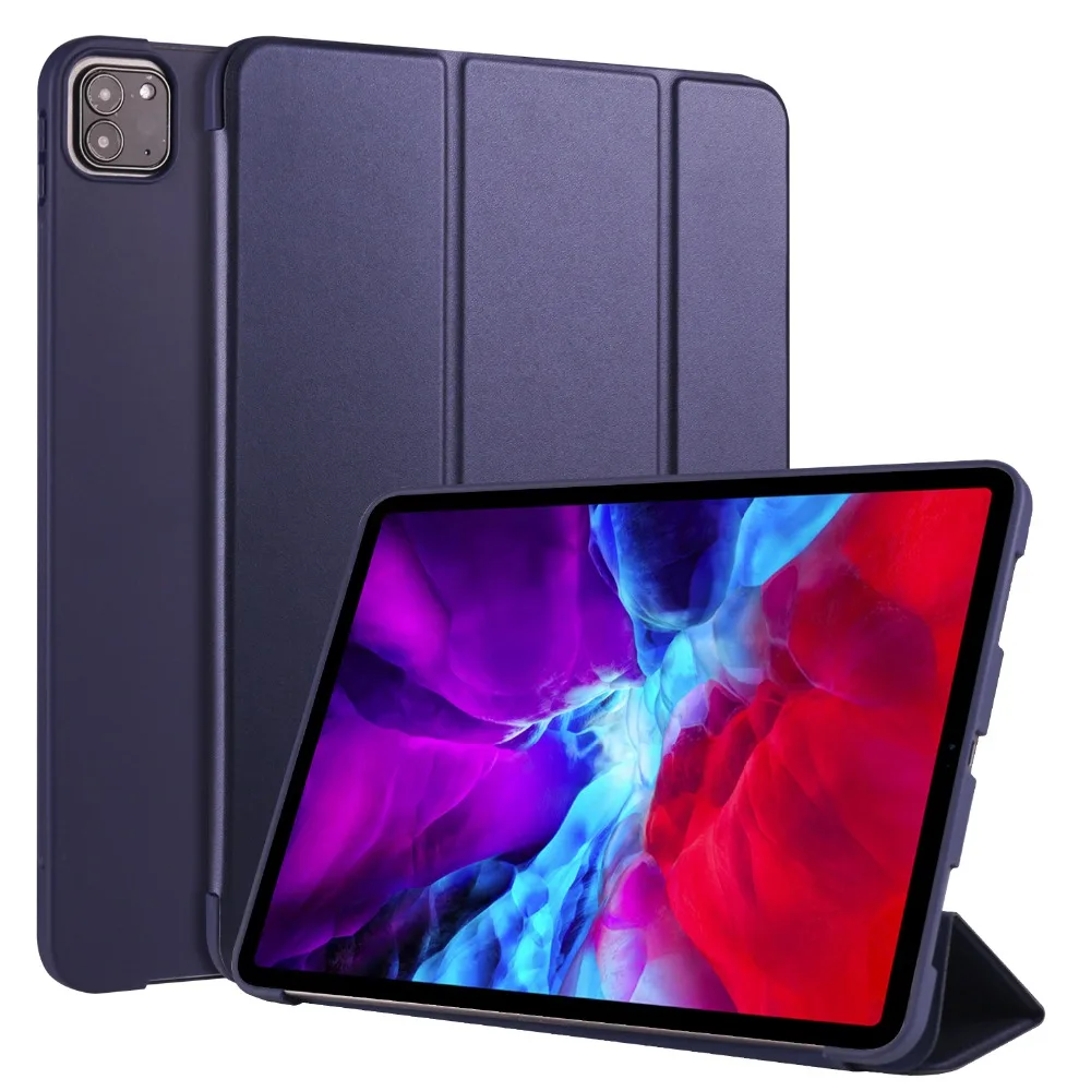 2020 11" New Tablet Case for iPad 11 Pro 11 Case Cover Tri fold Stand Ultra Slim Case For iPad