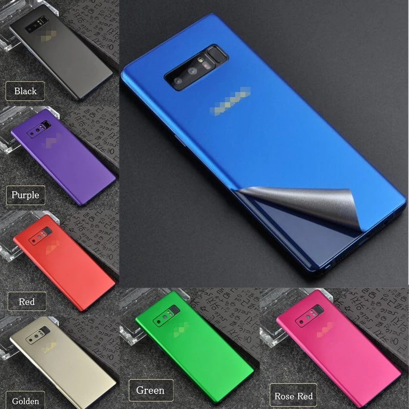 

Ice Surface Sticker Film For Samsung Note 8 9 S8 S9 S10 Plus S10E Thin Screen Protector Cover Stickers Paster Film Ice Back Film