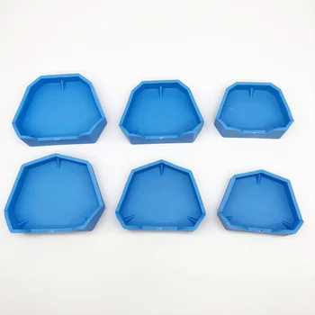 

3 Size(large/medium/small)Dental Lab Plaster Model Base Former Molds Tray Dentist Tool