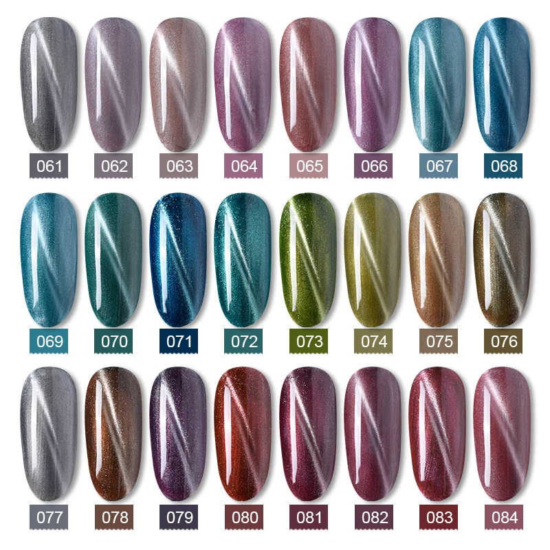 3D Cat Eye Gel Nail Polish Magnet Effect UV led Gel Nail polish 24 Colors Chameleon Magnetic Gel Varnishes Manicure Lacquer
