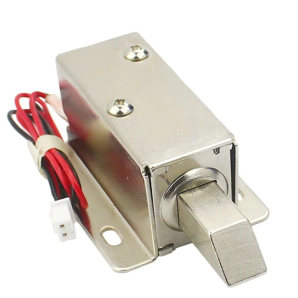 Electronic Lock DC small electric control lock DC12v access control electronic lock door mini electric bolt electromagnetic door