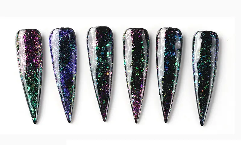 Elite99 Bling Chameleon Holographic Gel Polish Starry Sparkle Glitter Sequins UV Gel Polish Soak Off Nail Art Lacquer Varnish