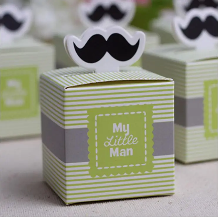 Зеленые усы Мой маленький человек 50 шт. для дня рождения мальчика baby shower