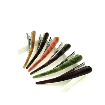 

6Pcs Duck Teeth Bows Hair Clips Hair Grip Hairdressing Chic Styling Claw Hair Barrettes Makeover Pinch Clip