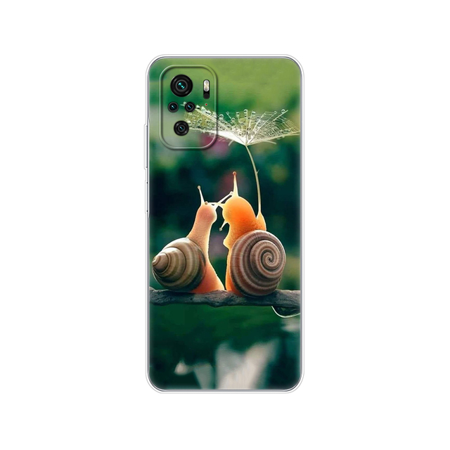 Xiaomi Redmi Note 10 10S Case 4G 5G Silicon Soft Tpu Back On Redmi Note 10 Pro Global Phone Cover Note10 S Bumper Etui Funda