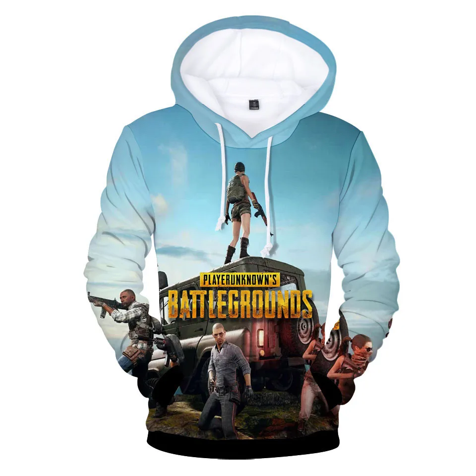 Hot 2 To 12 Years Kids Hoodies 3D Playerunknown's Battlegrounds PUBG Hoodie Sweatshirt Boys Girls L