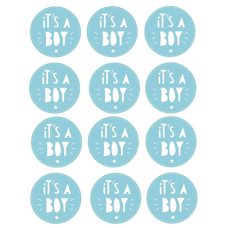 Наклейки Team Boy Girl Baby Shower наклейки с надписью It is a Girl|Украшения своими руками для