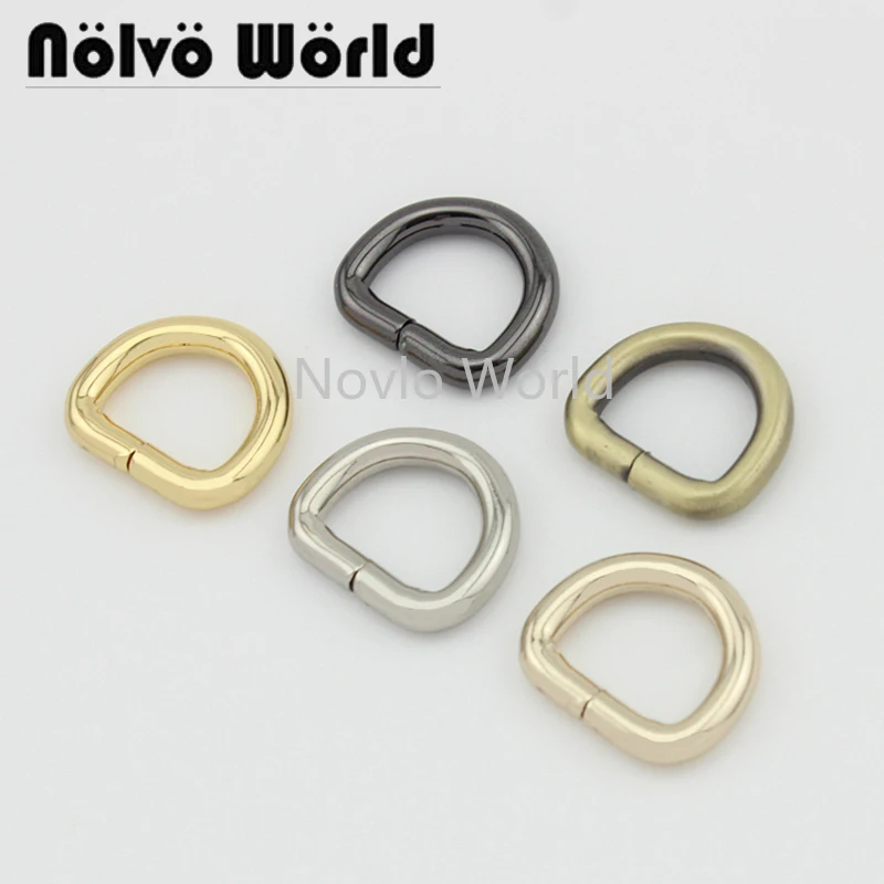 Мир Nolvo 5 20 15 шт. внутренняя 5/8*13 мм дюйма металлическое D образное кольцо открытые