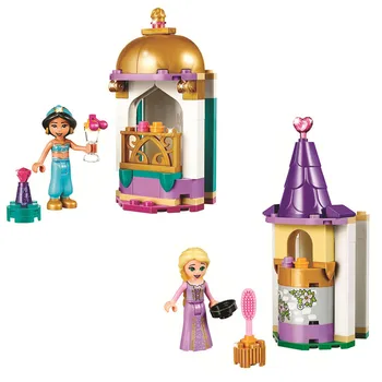 

Princess Rapunzel’s Jasmine’s Petite Tower Building Blocks Kit Bricks Classic Friends Girl Model Kids Toys For Children Gift