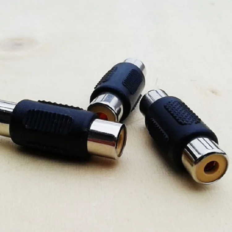 RCA с разъемом «тюльпан» через разъем Lotus Female-Female Plug RCA Audio Lotus on Plug