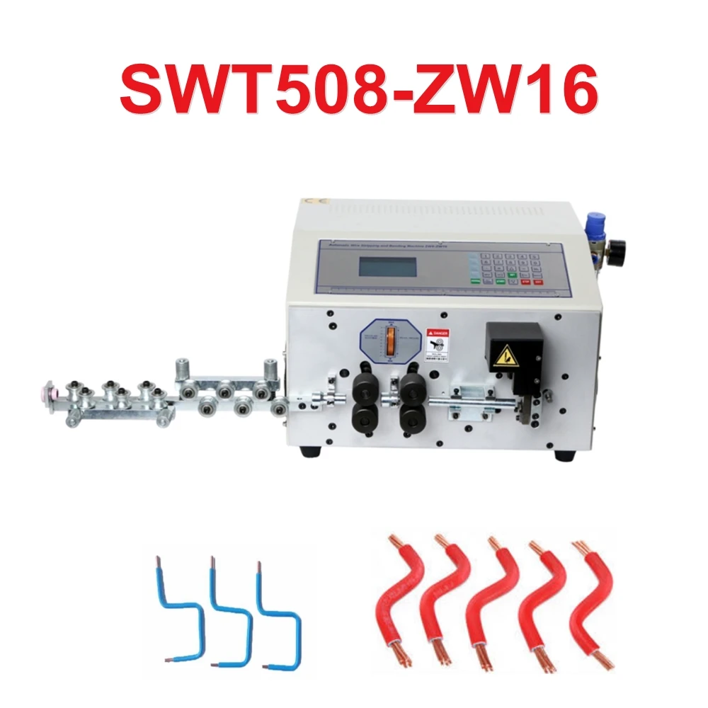 SWT508-ZW25 автоматическая машина для зачистки и изгиба проводов из ПВХ электрический