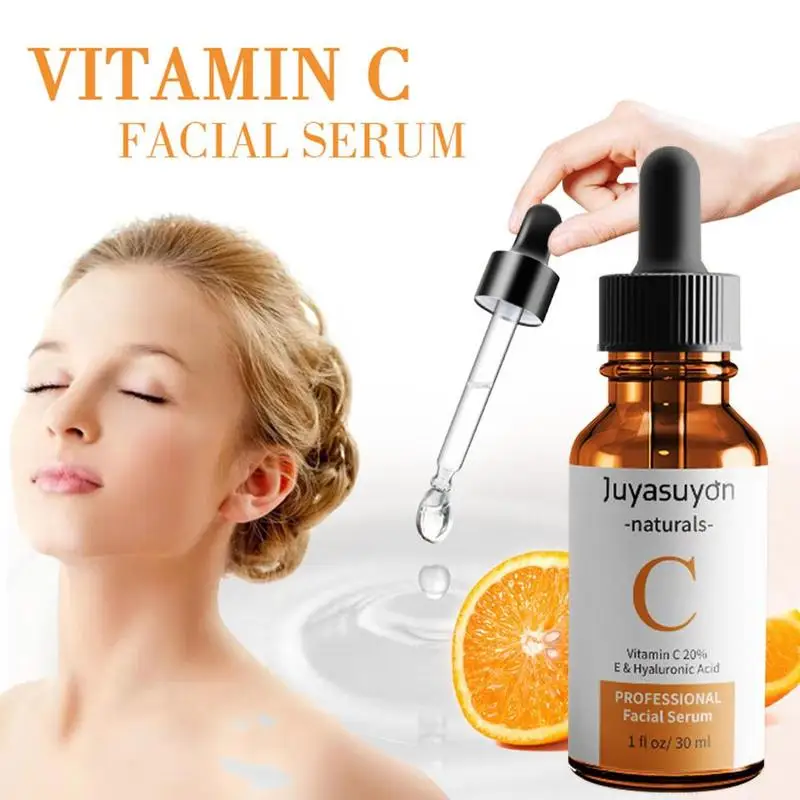 

30ml 100% Pure Vitamin C Serum Hyaluronic Acid whitening, lifting firming, moisturizing, Anti-wrinkle Vc Face Serum