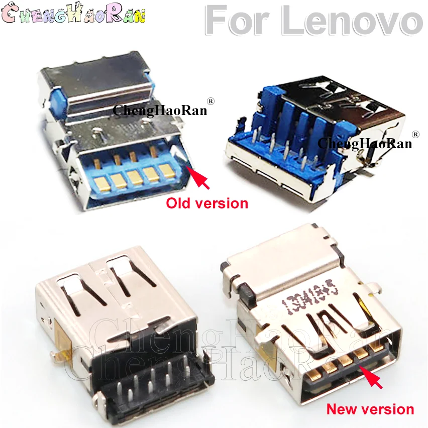 2x Brand new Laptop 3.0 USB Jack Female Connector Socket for Lenovo V110 700-15isk V110-15IKS Notebook repair parts USB Port 3.0