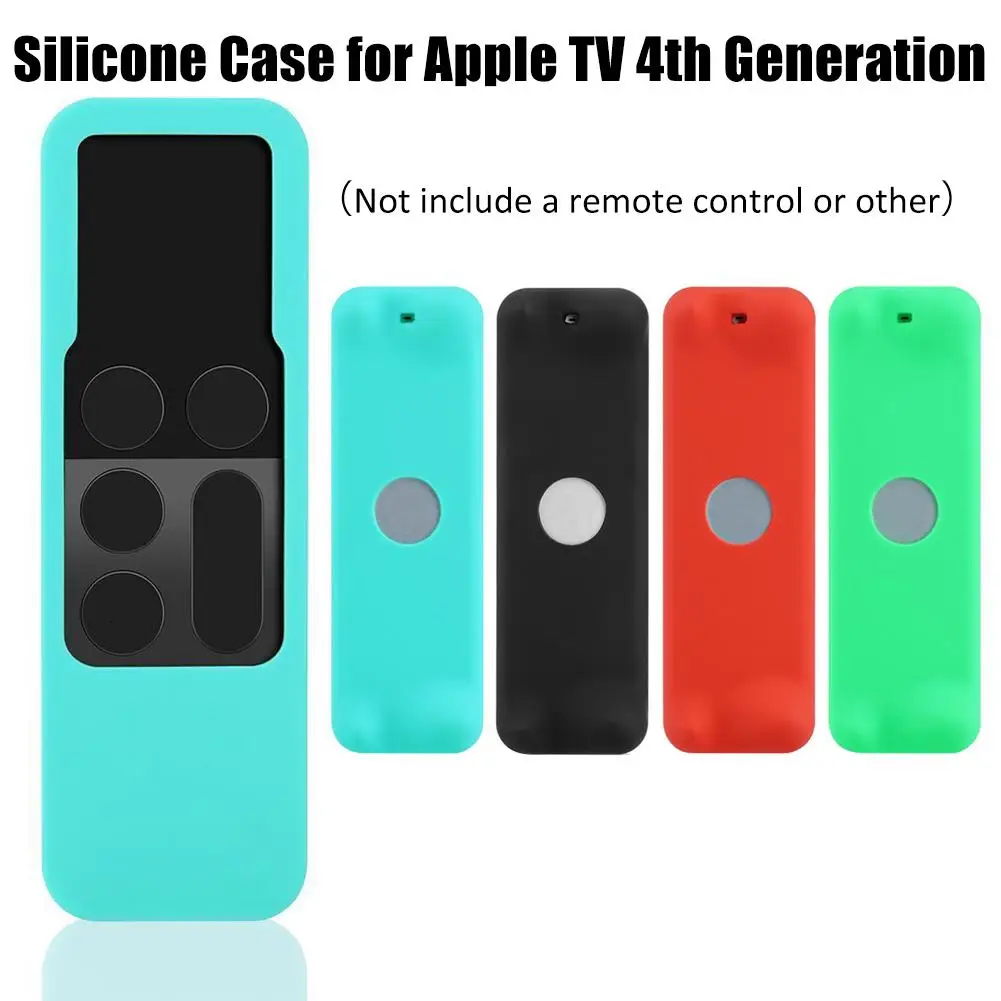 

Protective Case For Apple TV 4K 4th Gen Siri Remote Control Silicone Anti-scratch Remote Control Case Sleeve