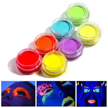 

1PC Luminous eyeshadow High Quality Water activated Long lasting Uv Neon Face Paint Makeup Pastel Colorful Eyeliner