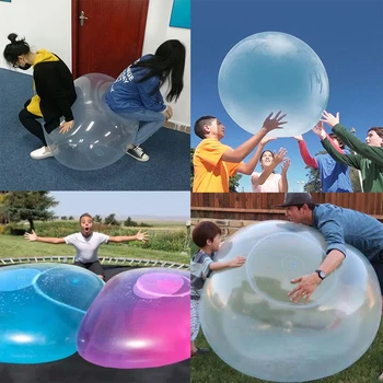 

Festival Party Baby Outdoor Bubble Balls 120cm super large water filled rubber Summer Outdoor Aquatic Games bath Balloon Toys