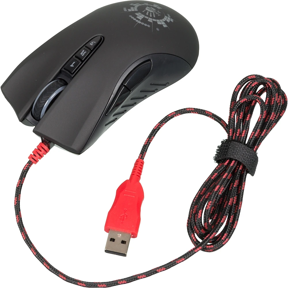 Мышь A4 Bloody A91 Blazing черный оптическая(4000dpi) USB2.0(8but