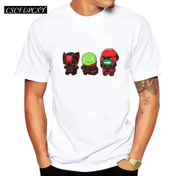 

2019 Newest Summer Men T-shirt Turtle Guardians Printed Fashion T shirt Short Sleeve Basic Tee Shirts Cool Tops