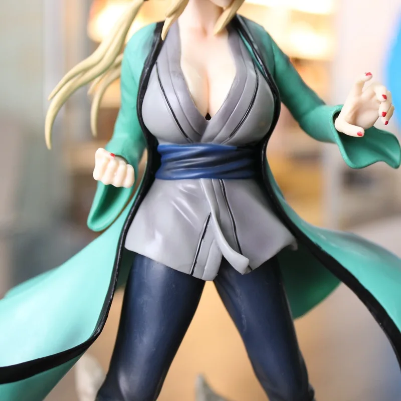 Naruto Tsunade статуя 280 мм пластиковая фигурка героя модель игрушки Наруто Аниме