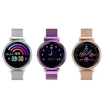 

Oloey MC11 Fitness tracker women smart watch with Female Physiological Cycle reminder call message reminder diamond