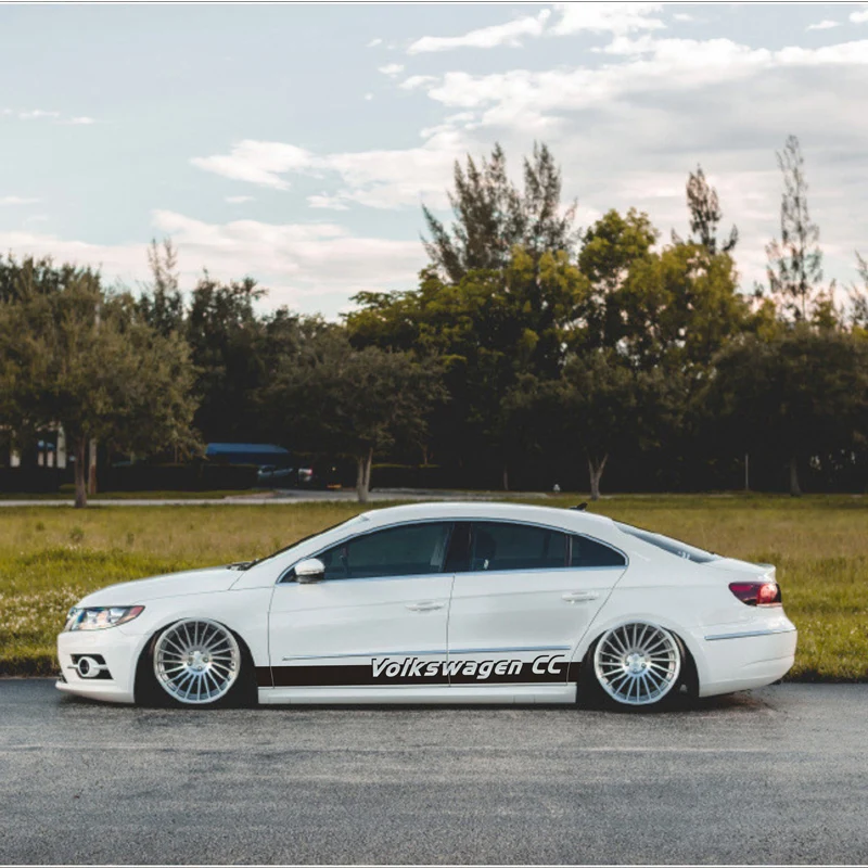 Спортивные полоски наклейки для автомобиля Volkswagen Passat CC Авто кузова индивидуальная наклейка внешние аксессуары