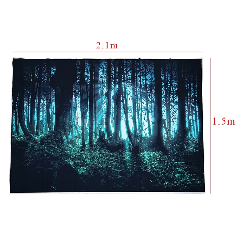 7x5 футов Виниловый фон для фотосъемки студийный реквизит Хэллоуин лес