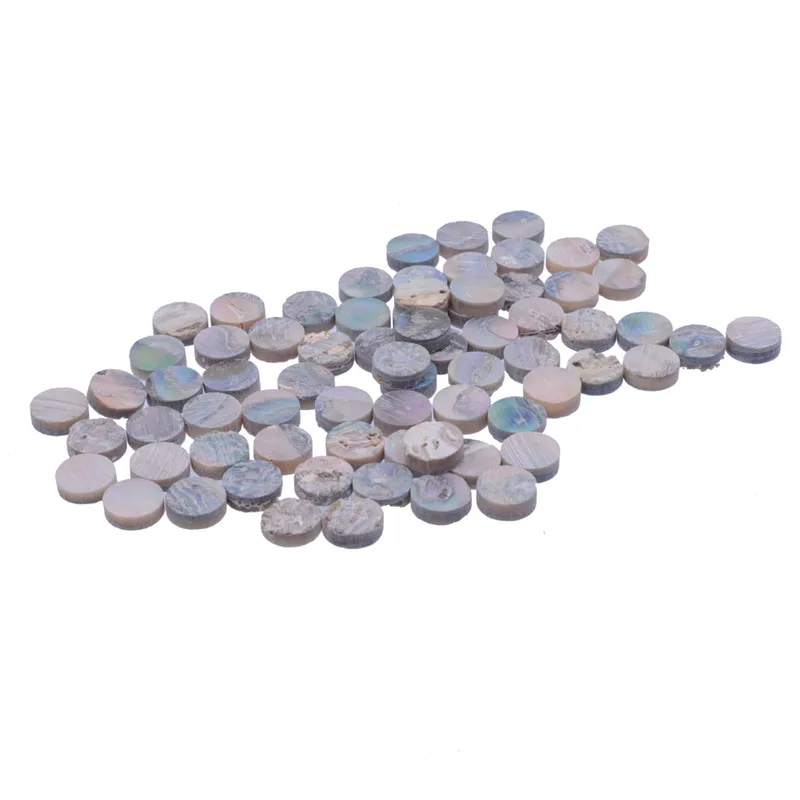 50 штук 6 мм Красочные Abalone инкрустация Материал Точки гитары Части