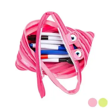 

School Case Nikidom Wildlings Jumbo Pouch Clip Strip