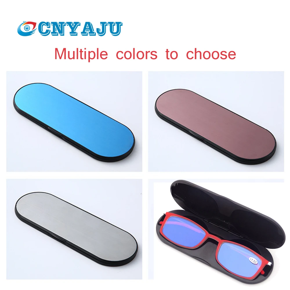 

CNYAJU Ultra-thin Portable Reading Glasses Unisex Ultralight Paper Type Anti-blue Light Hyperopia Spectacle +1.0 -3.5