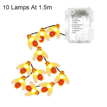 

Home Decor Christmas Decorations Patio Garden Lawn Fairy LED Light String Living Room Bedroom Wedding Party Indoor Honeybees