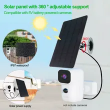 

Hot 3W/4W/10W Solar Panel for Security Camera 3m Charging Cable with Micro USB Output for CCTV IP Camera Cam Outdoors Monitor