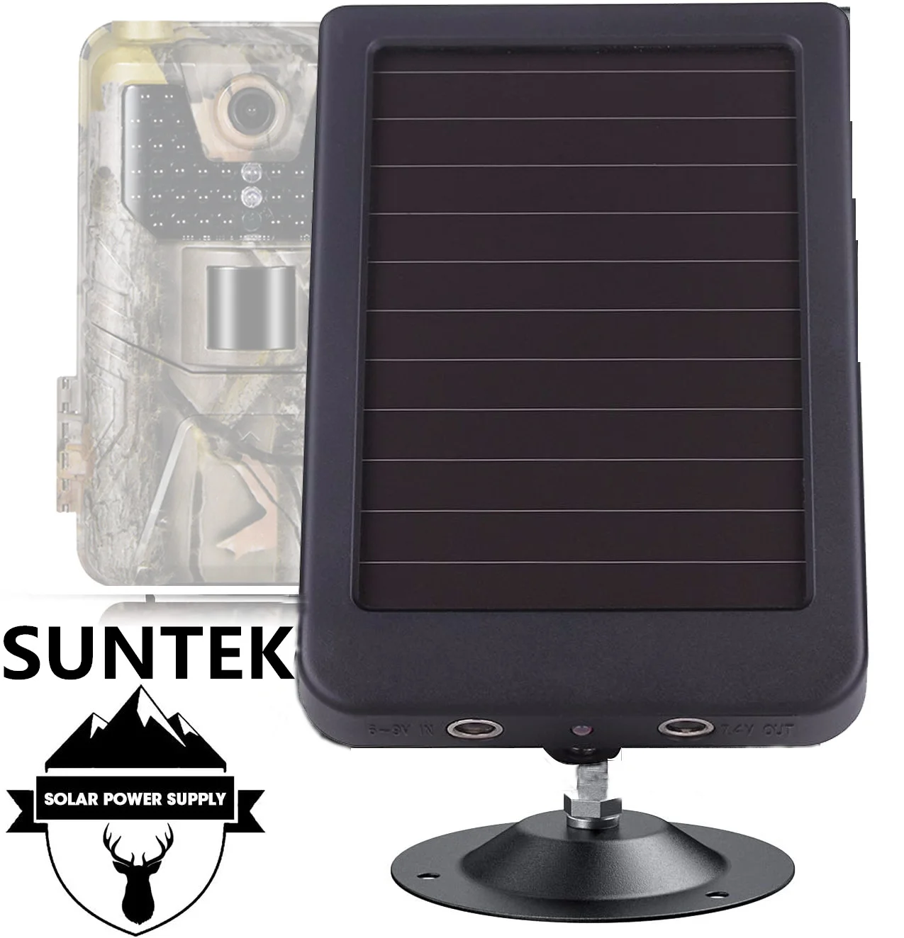 Outdoor Solar Panel 3000mah 9V Solar Battery Charger for Trail Cameras night vision power bank waterproof