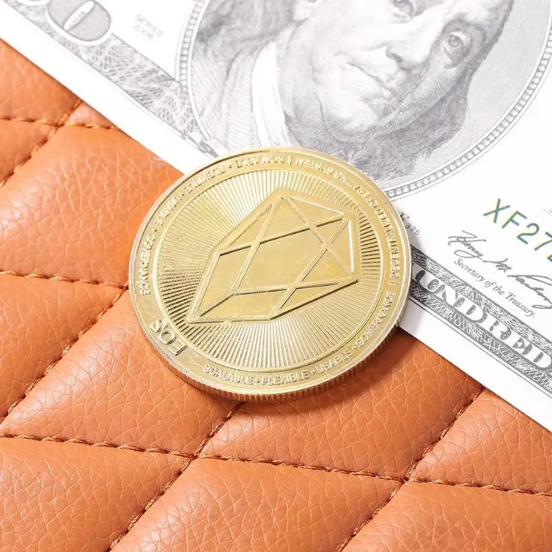 EOS грейпфрут монеты памятная монета не-валюта Биткоин искусство коллекция Туризм подарки сплав Гальваническое металлическое ремесло