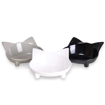 

Cat Bowls Cat Food Bowls Non Slip Cat Double Dish Pet Food & Water Bowls Raised Puppy Food Bowl Stress Relief Feeder Bowls Wide
