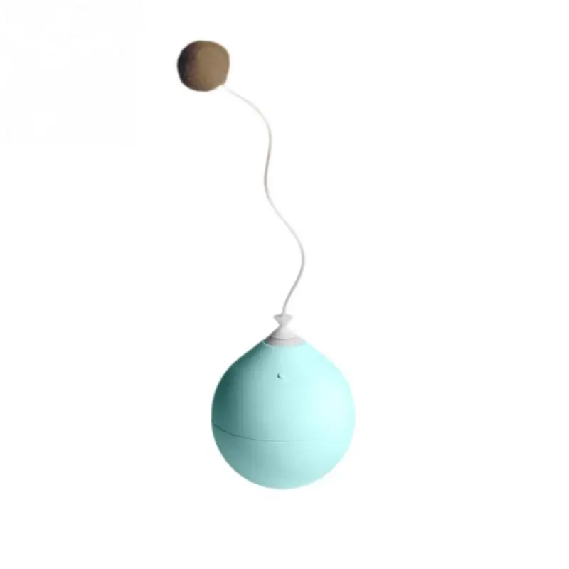 Plush Ball Funny Swing Cat Toys Colorful LED Electric Pet Supplies Interactive Training Playing Dog Home ABS Automatic Rolling