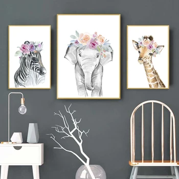 

5D Diamond Painting Cartoon 5D DIY Diamond Embroidery Cute Animal Flowers Cross Stitch Rhinestone Home Decor Kids DIY Gift