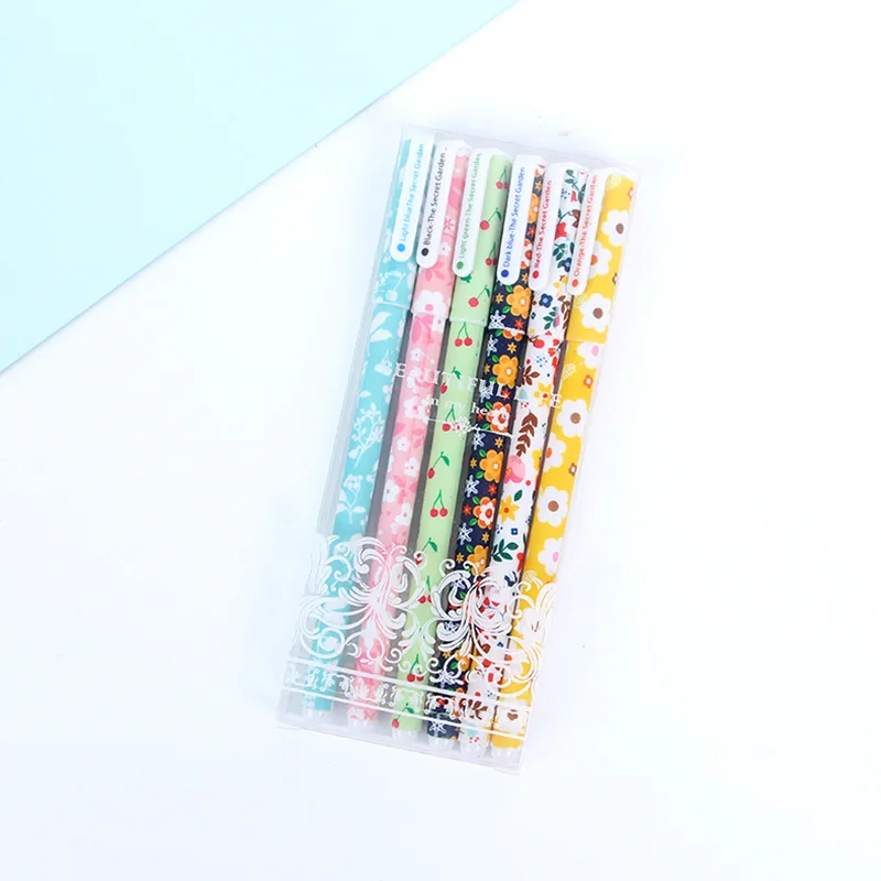 Ручки шариковые черные с тонким наконечником 0 38 мм 6 шт.|stationery office school|office schoolsupply