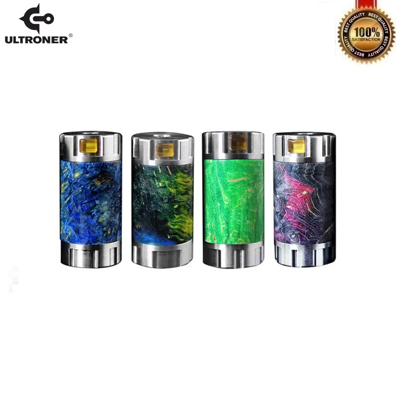 Original Ultroner Mini Stick 18350 Mech Mod 24mm Diameter Powered By Single 18350 Stabilized Wood Vs Shogun Drag 2 Vape Mods