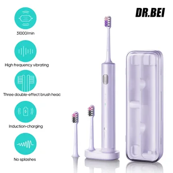 

Sonic Electric Toothbrush USB Rechargeable Tooth Brushes Waterproof Washable Electronic Whitening Teeth Brush Oral Care