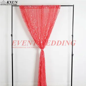 

Wholesale Price 9MM Thick Sequin Backdrop Curtain Stage Background Photo Booth Wedding Event Party Decoration