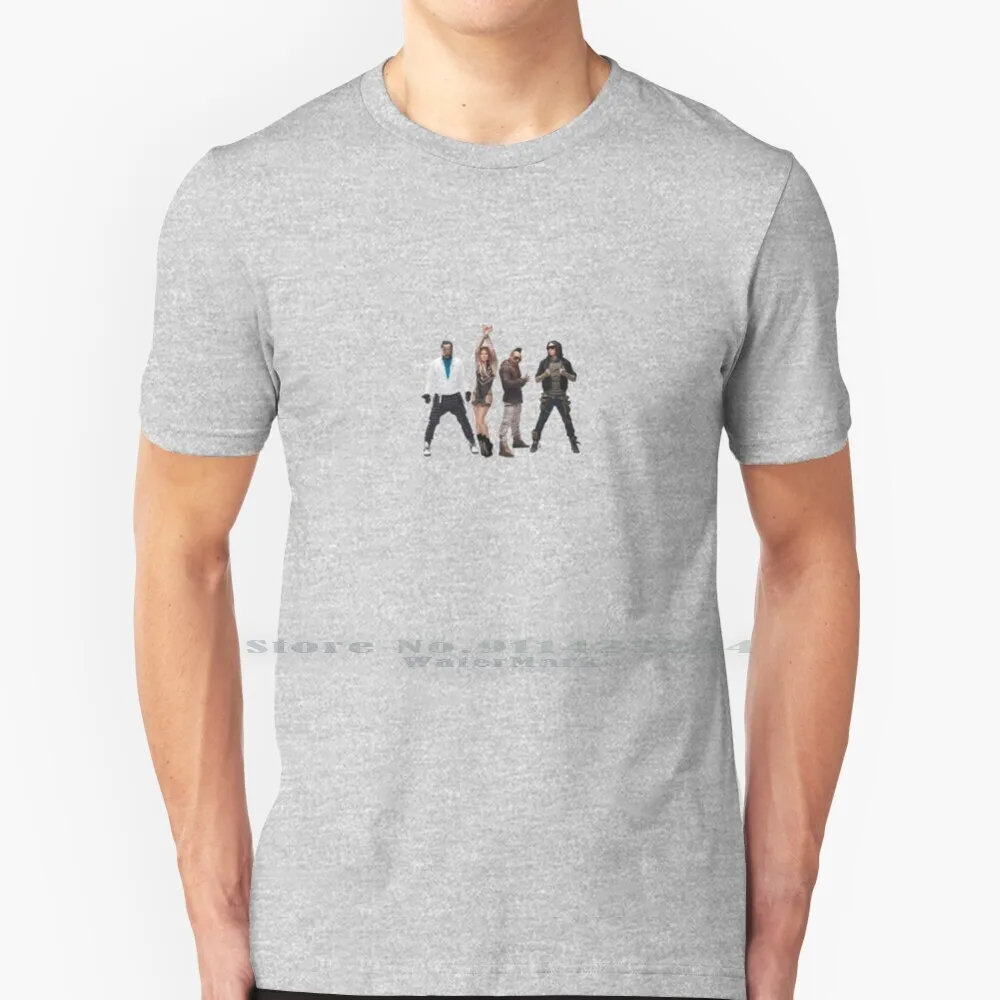 Maglietta Black Eyed Peas Cotton 6Xl Black Eyed Peas Red Yellow Fergie Will I Am Apl De Taboo