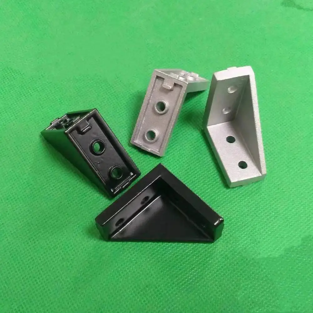 

2040 Corner Bracket Aluminum 20x40 L connector Bracket Fastener For 2040 Profile,3Pcs/lot