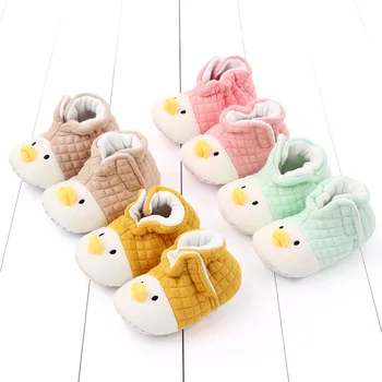 

0-1 Years Old Cartoon Newborn Kids Baby Girls Boys Anti-Slip Warm Socks Slipper Shoes Boots Newborn Infant Baby Girl Boots