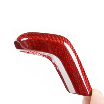 

Car Gear Shift Knob Cover Accessory Replacement Carbon Fiber Protector